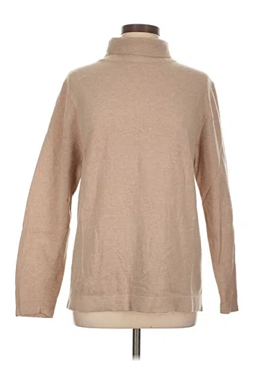 Pre-owned Assorted Brands Turtleneck Sweater In Brown