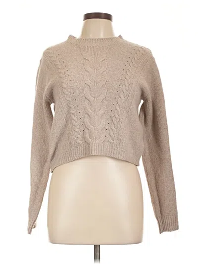 Pre-owned Assorted Brands Turtleneck Sweater In Brown