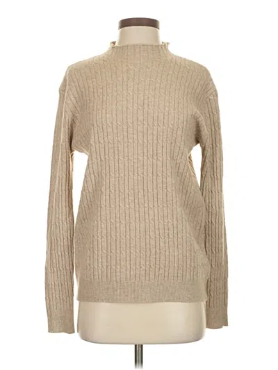 Pre-owned Assorted Brands Turtleneck Sweater In Brown
