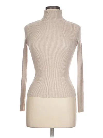 Pre-owned Assorted Brands Turtleneck Sweater In Brown
