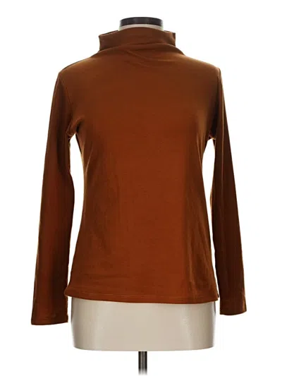 Pre-owned Assorted Brands Turtleneck Sweater In Brown
