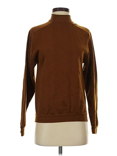 Pre-owned Assorted Brands Turtleneck Sweater In Brown