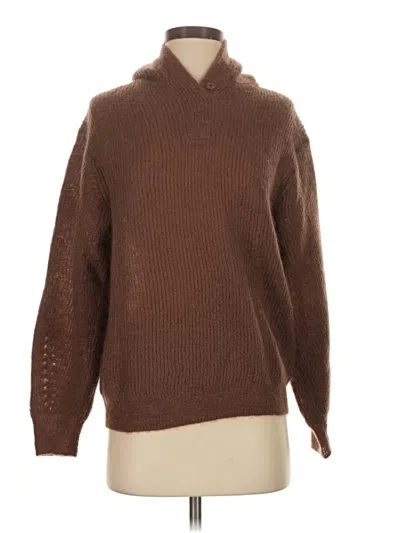 Pre-owned Assorted Brands Turtleneck Sweater In Brown