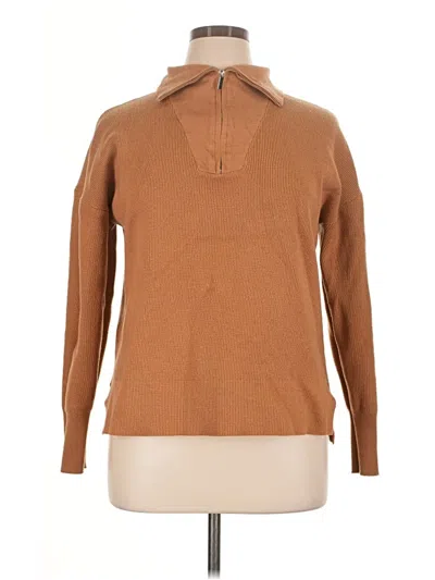 Pre-owned Assorted Brands Turtleneck Sweater In Brown