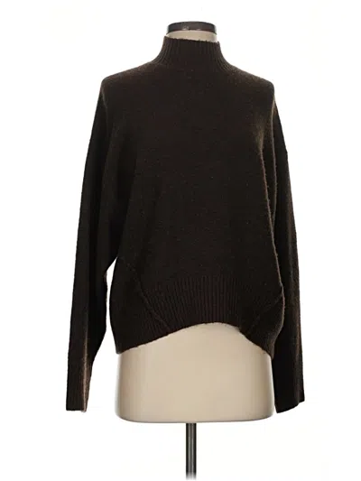 Pre-owned Assorted Brands Turtleneck Sweater In Brown