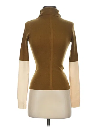 Pre-owned Assorted Brands Turtleneck Sweater In Brown