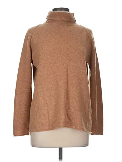 Pre-owned Assorted Brands Turtleneck Sweater In Brown