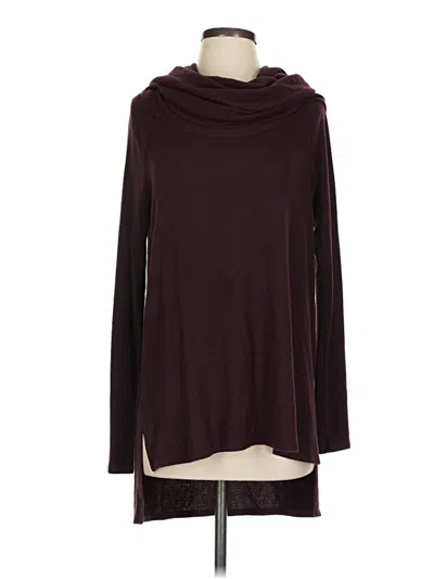 Pre-owned Assorted Brands Turtleneck Sweater In Burgundy