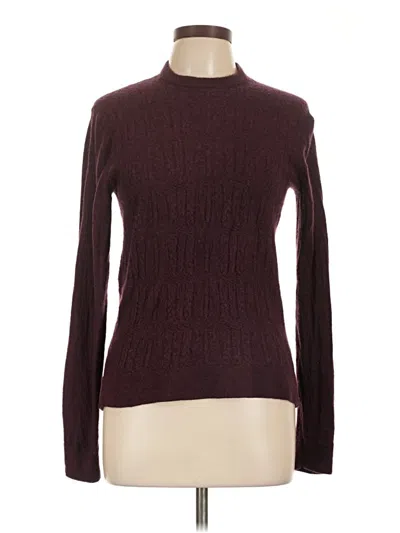 Pre-owned Assorted Brands Turtleneck Sweater In Burgundy