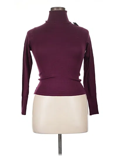 Assorted Brands Turtleneck Sweater In Burgundy