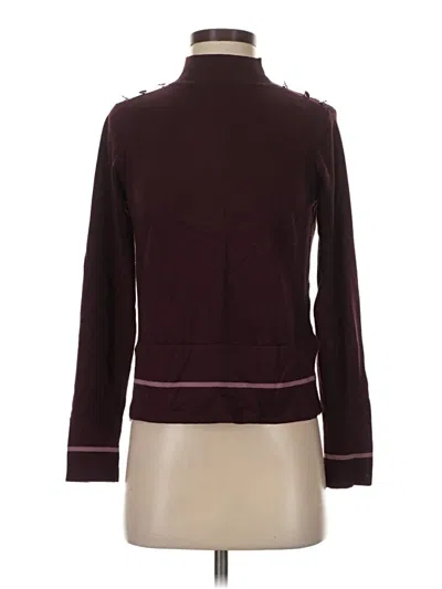 Pre-owned Assorted Brands Turtleneck Sweater In Burgundy