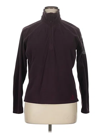 Pre-owned Assorted Brands Turtleneck Sweater In Burgundy