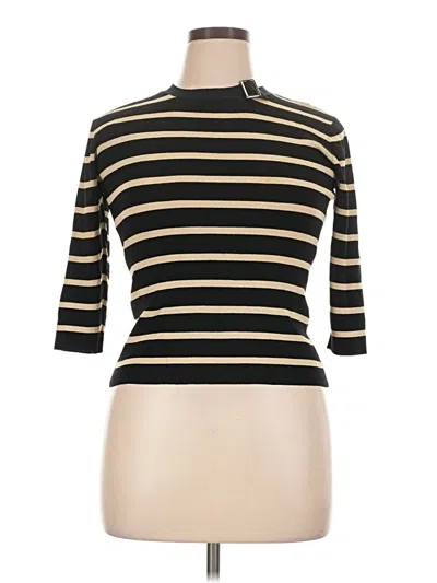 Pre-owned Assorted Brands Turtleneck Sweater In Gold