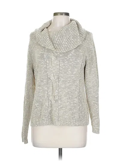 Pre-owned Assorted Brands Turtleneck Sweater In Gray