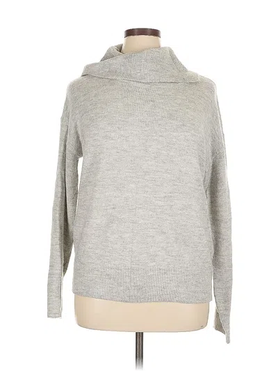Pre-owned Assorted Brands Turtleneck Sweater In Gray