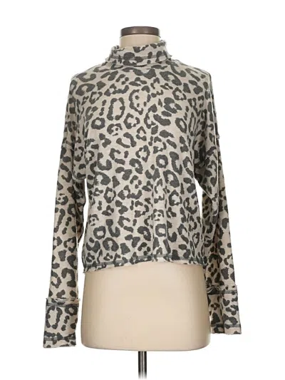 Pre-owned Assorted Brands Turtleneck Sweater In Gray