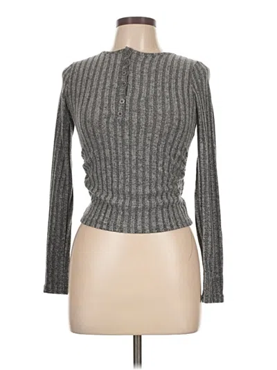 Pre-owned Assorted Brands Turtleneck Sweater In Gray