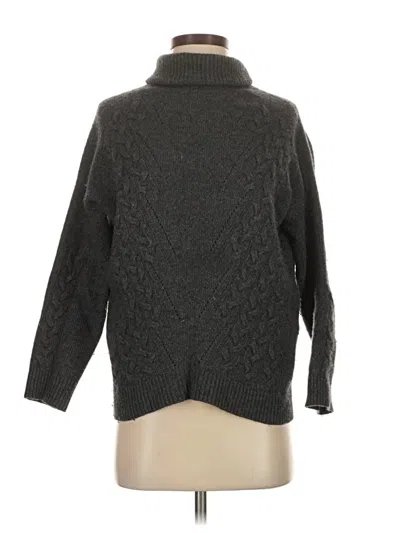 Pre-owned Assorted Brands Turtleneck Sweater In Gray
