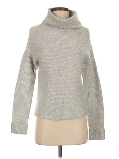 Pre-owned Assorted Brands Turtleneck Sweater In Gray