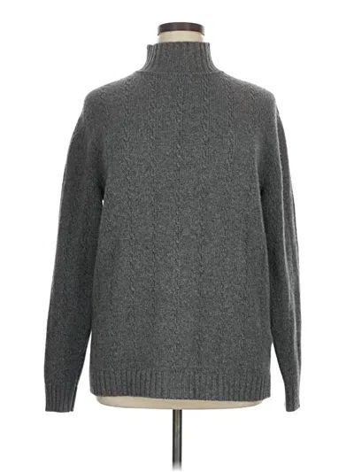 Pre-owned Assorted Brands Turtleneck Sweater In Gray