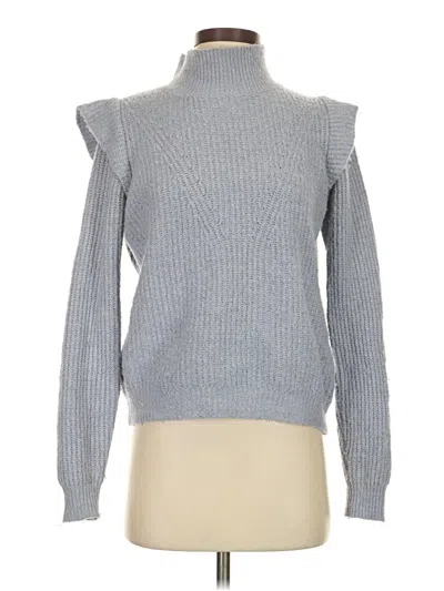Pre-owned Assorted Brands Turtleneck Sweater In Gray