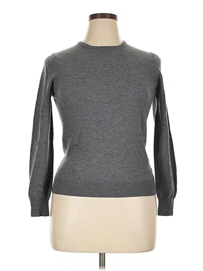 Pre-owned Assorted Brands Turtleneck Sweater In Gray