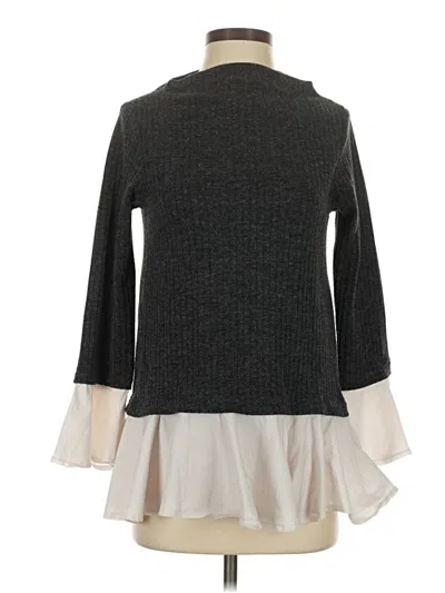 Pre-owned Assorted Brands Turtleneck Sweater In Gray