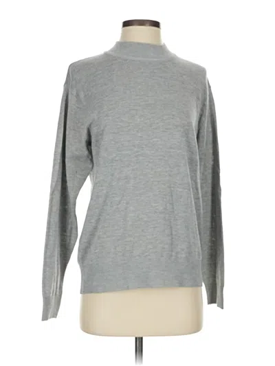 Pre-owned Assorted Brands Turtleneck Sweater In Gray