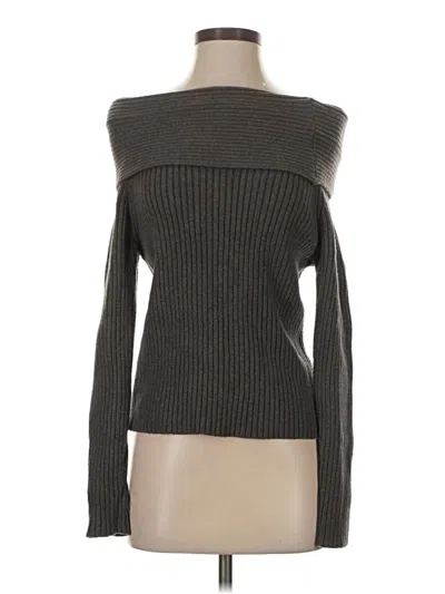 Pre-owned Assorted Brands Turtleneck Sweater In Gray