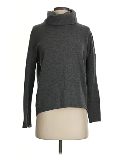 Pre-owned Assorted Brands Turtleneck Sweater In Gray