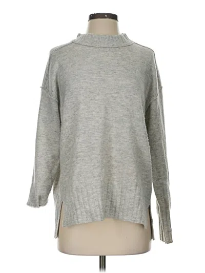 Pre-owned Assorted Brands Turtleneck Sweater In Gray