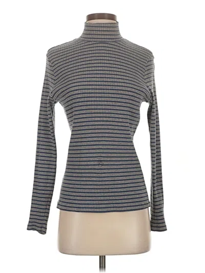 Pre-owned Assorted Brands Turtleneck Sweater In Gray