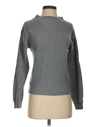 Pre-owned Assorted Brands Turtleneck Sweater In Gray