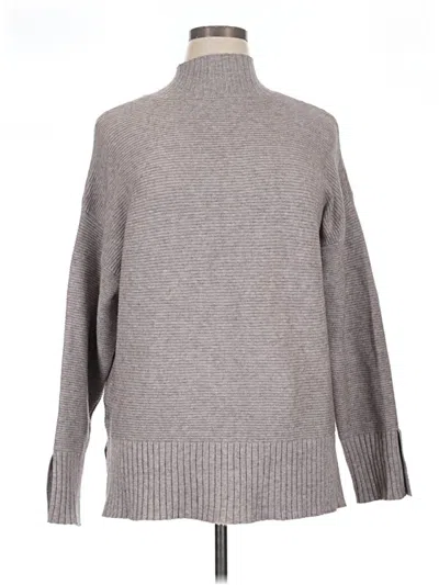 Pre-owned Assorted Brands Turtleneck Sweater In Gray