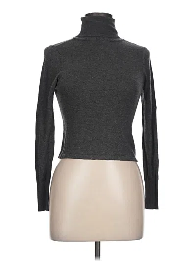 Pre-owned Assorted Brands Turtleneck Sweater In Gray