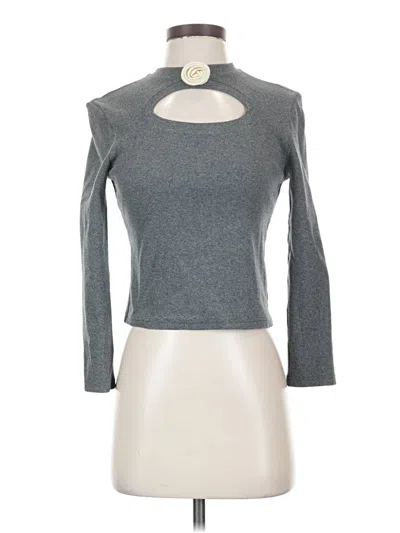 Pre-owned Assorted Brands Turtleneck Sweater In Gray