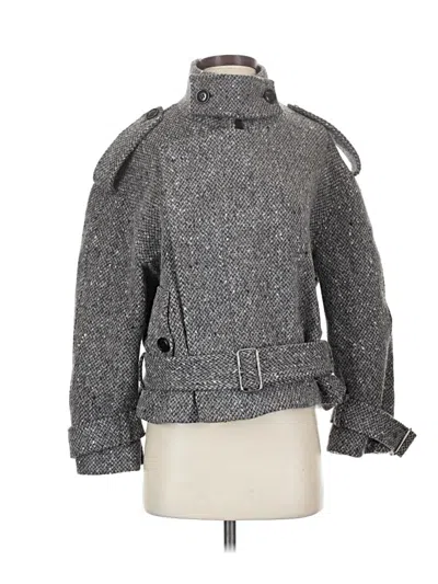 Pre-owned Assorted Brands Turtleneck Sweater In Gray