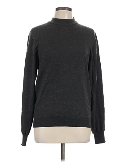 Pre-owned Assorted Brands Turtleneck Sweater In Gray