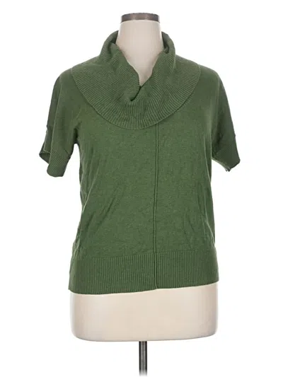 Pre-owned Assorted Brands Turtleneck Sweater In Green