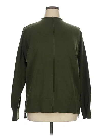 Pre-owned Assorted Brands Turtleneck Sweater In Green