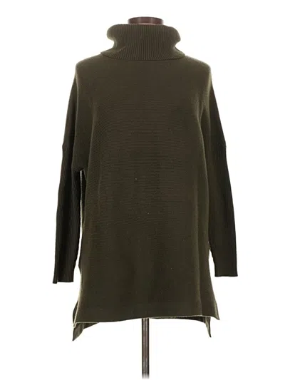 Pre-owned Assorted Brands Turtleneck Sweater In Green