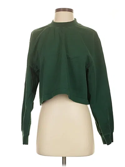 Pre-owned Assorted Brands Turtleneck Sweater In Green