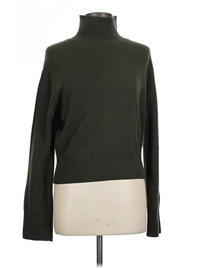 Pre-owned Assorted Brands Turtleneck Sweater In Green
