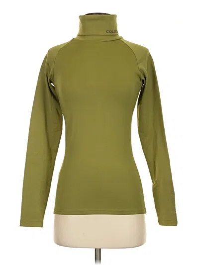 Pre-owned Assorted Brands Turtleneck Sweater In Green