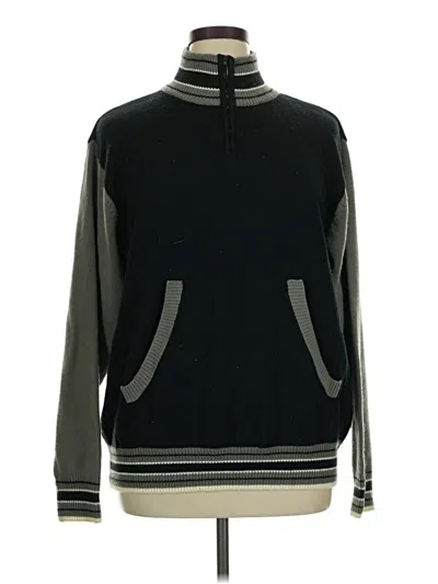 Pre-owned Assorted Brands Turtleneck Sweater In Green