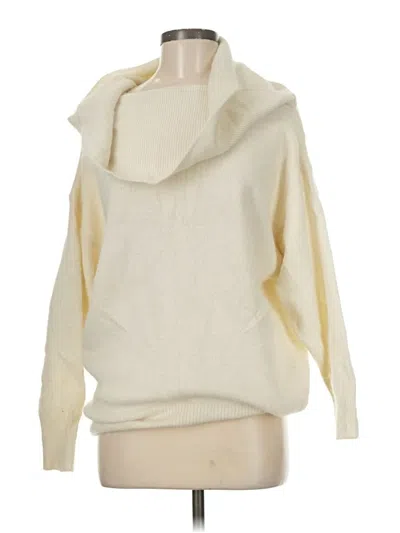 Pre-owned Assorted Brands Turtleneck Sweater In Ivory