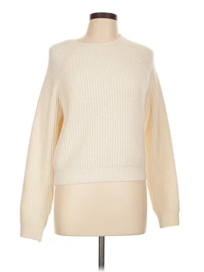 Pre-owned Assorted Brands Turtleneck Sweater In Ivory