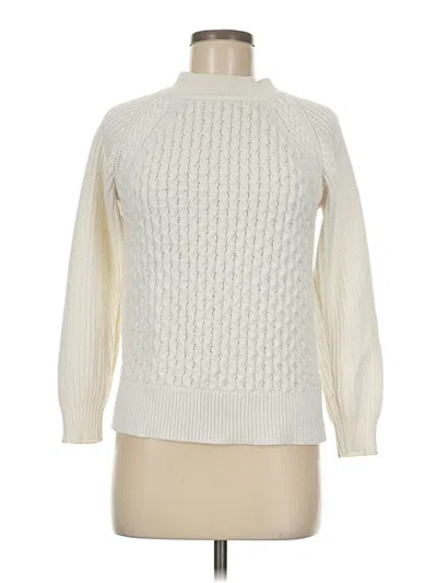 Pre-owned Assorted Brands Turtleneck Sweater In Ivory