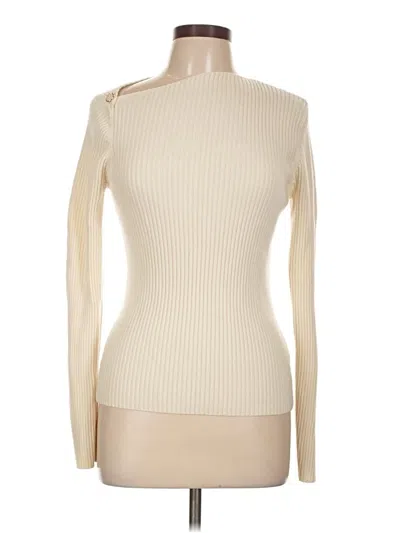 Pre-owned Assorted Brands Turtleneck Sweater In Ivory