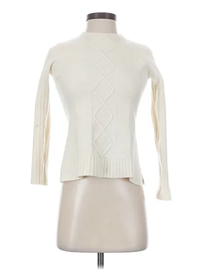 Pre-owned Assorted Brands Turtleneck Sweater In Ivory